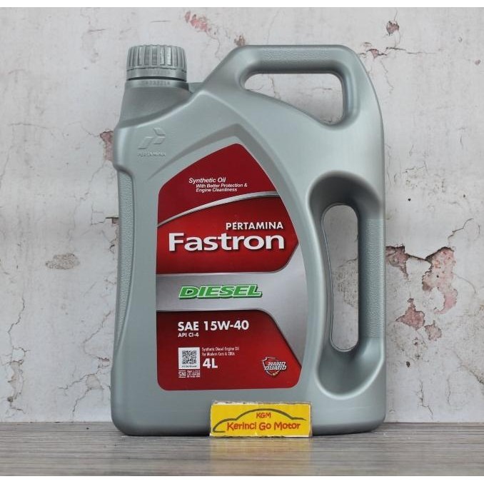 Oli Fastron Diesel 15W-40 4L Galon Pertamina - Oli Diesel Fastron