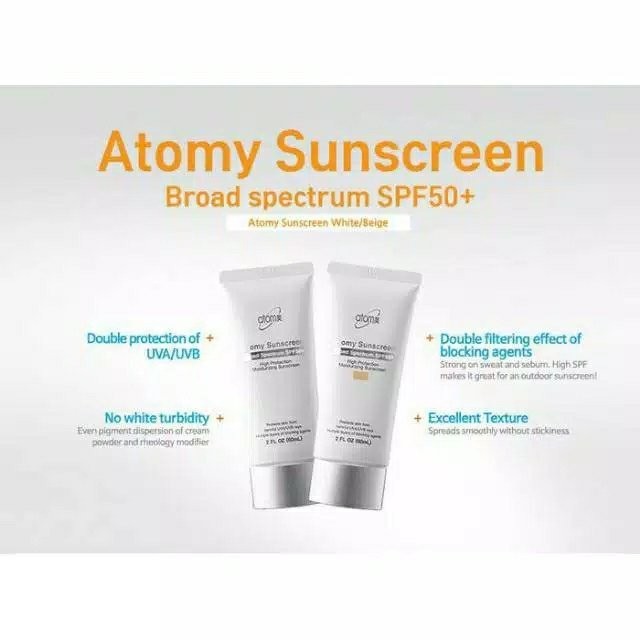 Atomy Sunscreen SPF 50+ PA+++ Perlindung Matahari UV