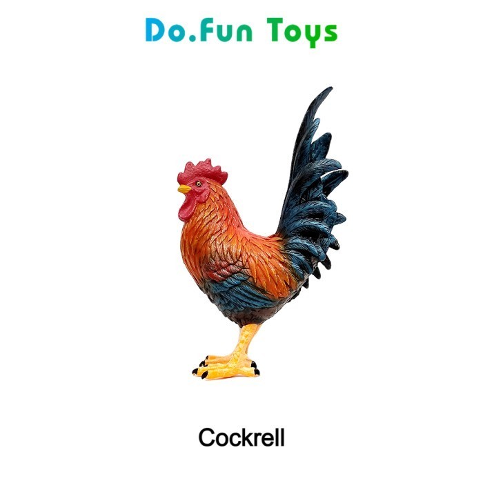 Ready Big Cockell Animal Figure / Miniatur Mainan Binatang Ayam Jantan