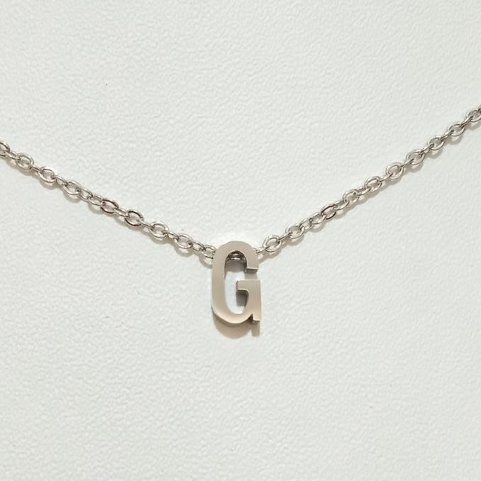 Big Sale Kalung Titanium K-T Stainless Steel Kalung Inisial Kalung Huruf Nama Berkualitas