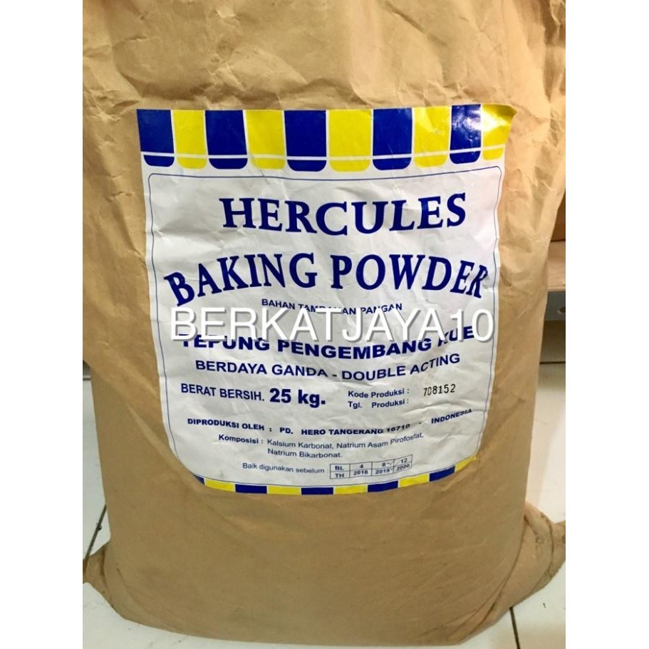 

MURAH HERCULES BAKING POWDER DOUBLE ACTING Kemasan REPACK 1 Kg