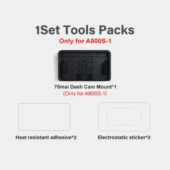 70Mai Dashcam Tools Packs For A800S-1/A500S-1/D06/M300 70Mai Accessore