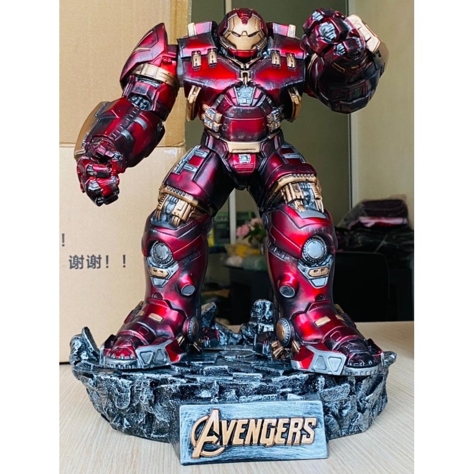 PROMO STATUE HULKBUSTER IRON MAN PAJANGAN RESIN HULK BUSTER BATTLE DAMAGE TERMURAH