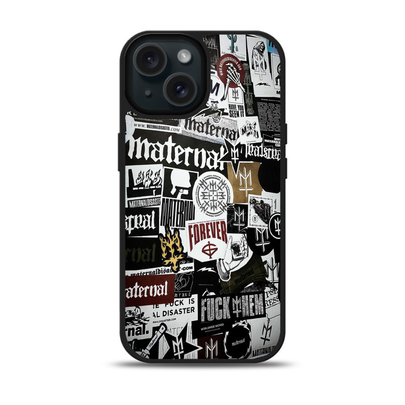Hybrid Case iPhone 17 16 15 14 13 12 11 Pro Max Mini Plus X Xs Max XR Maternal Disaster DF737
