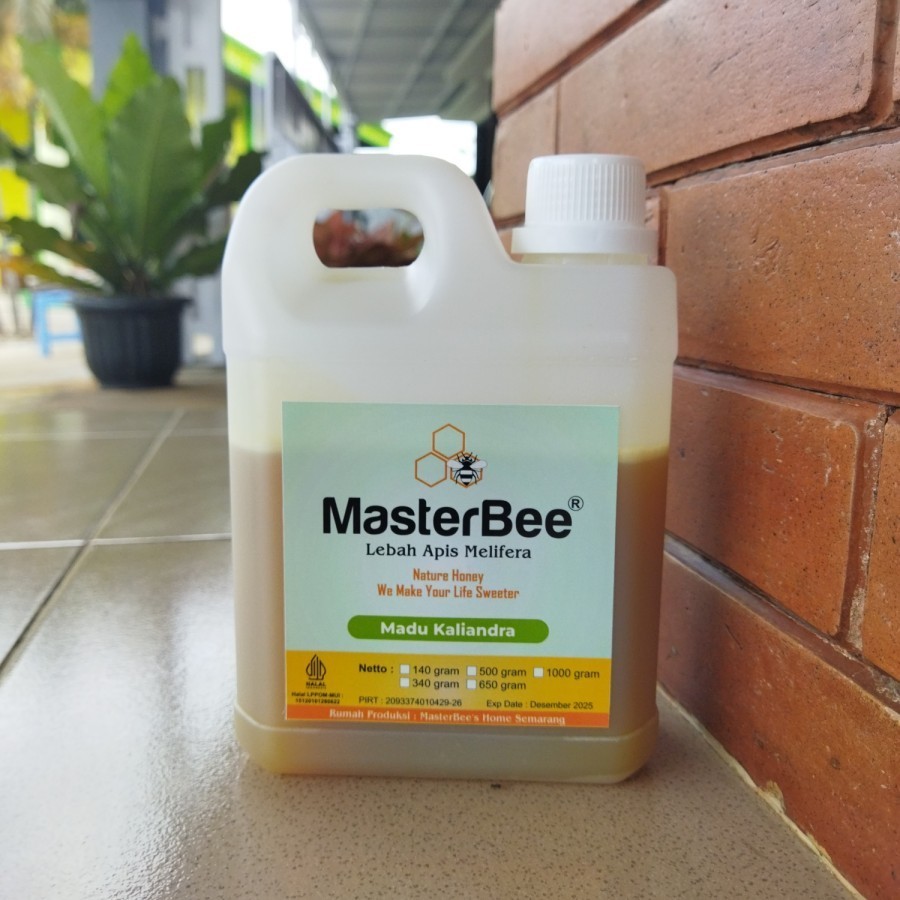 

MasterBee - Madu Kaliandra 1 KG - Pasti Madu Murni - Pasti Madu Asli - Original