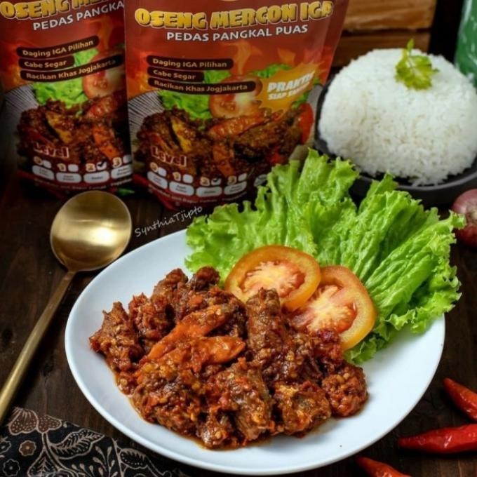 Oseng Mercon Iga Sapi / Bolosego / 200 gr / Oseng Mercon / Iga Sapi GT