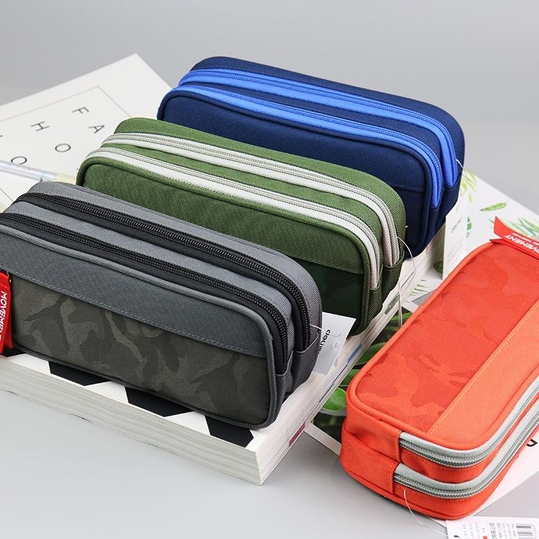 

ul-64 Kotak Pensil /Tempat pensil kain kapasitas besar Hemat