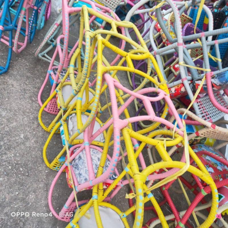 boncengan rotan full lilit / bonceng rotan / kursi anak untuk di motor / kursi bonceng