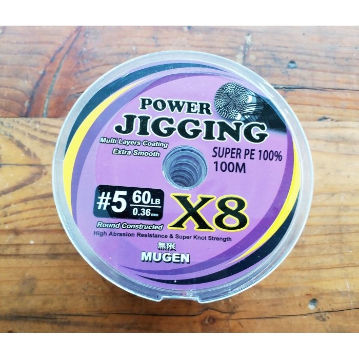 Senar PE Mugen Power Jigging PE5 X8 / Senar PE 5 / senar pancing