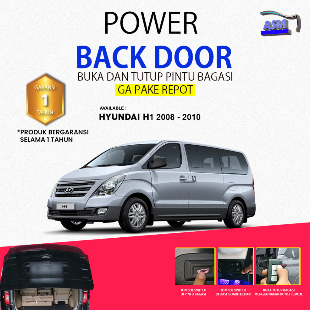 Power Back Door Pintu Bagasi Elektrik Hyundai H-1