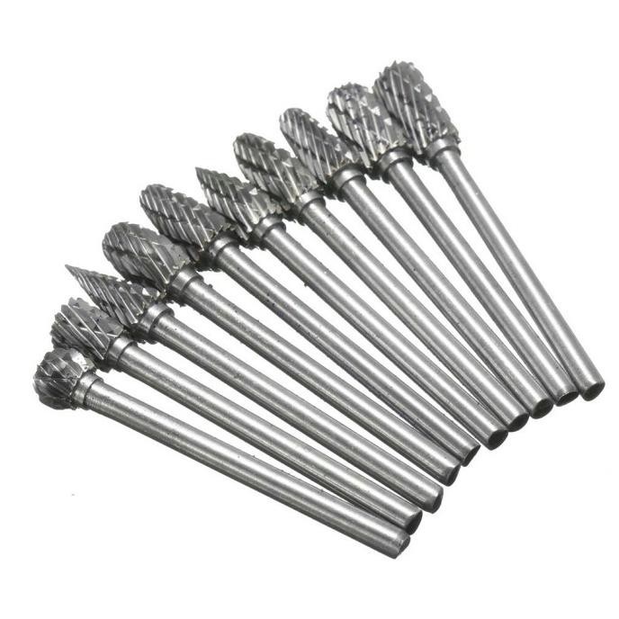 din Mata Bor Tuner mini Grinder buat Besi Set Shank 3mm Tungsten Carbide