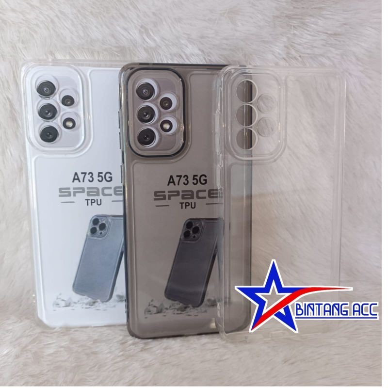 Soft Case Original   Samsung Galaxy A73 5g Space transparan Protect Camera