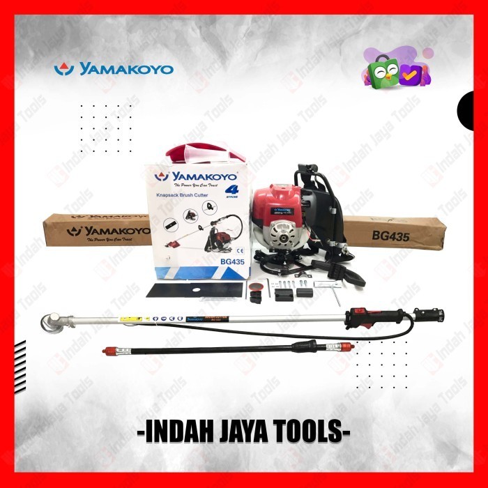 Ready YAMAKOYO BG435 Mesin Potong Rumput 4 Tak Brush Cutter Bensin Murni