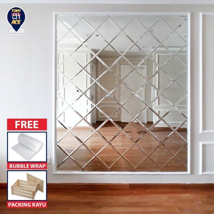 Ready Custom Dekorasi Cermin Kaca Dinding Bevel/Kaca Bevel/Cermin Bevel