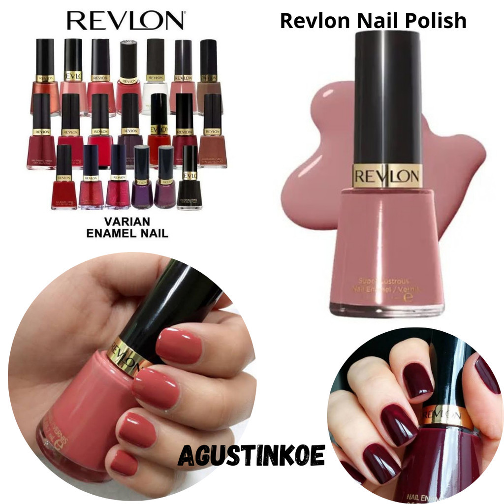 Revlon Enamel Nail Polish / Cat Kuku Revlon / Kutek Revlon / Nail Enamel Revlon