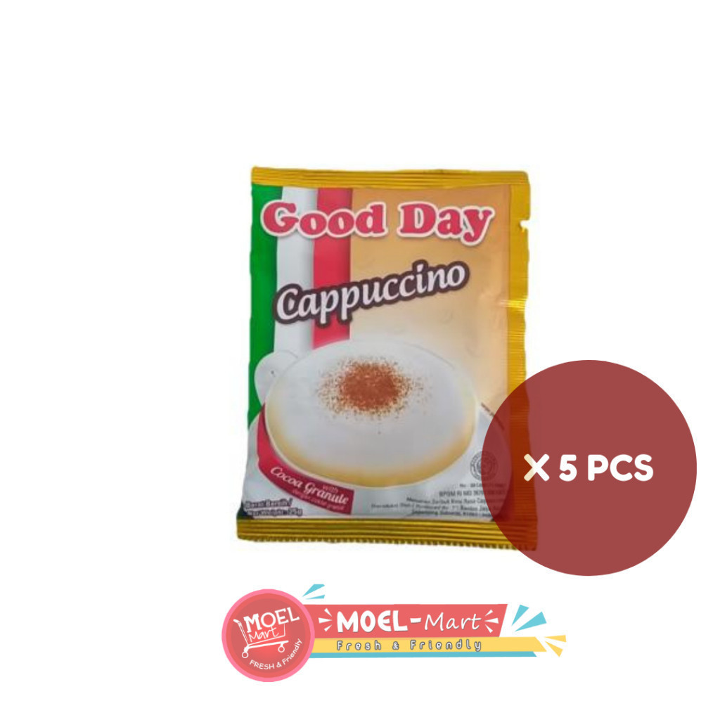 

GOOD Day Cappuccino Sachet 5pcs x 25gr
