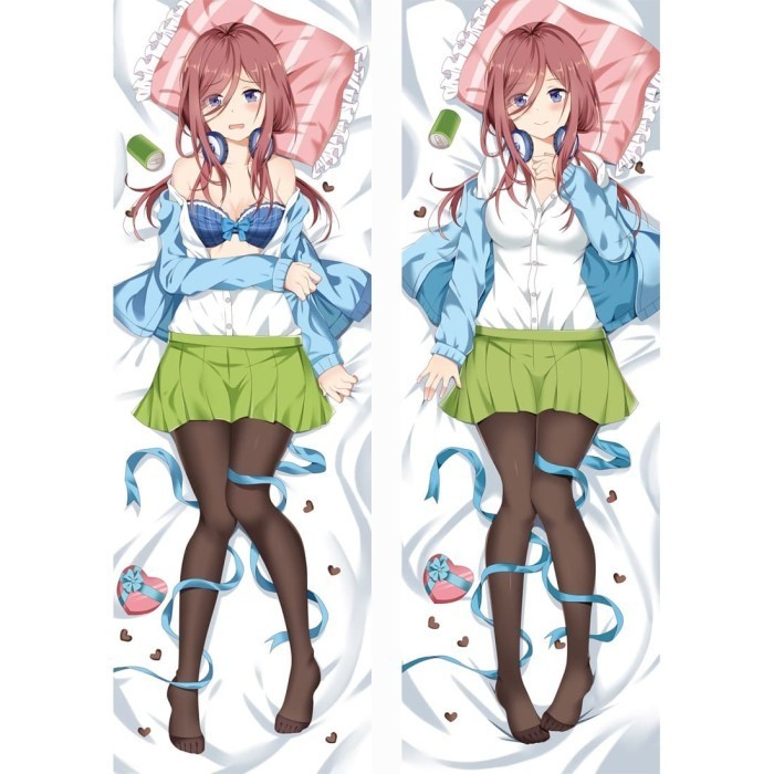 Ready Dakimakura Sarung Guling Anime Miku Nakano 5toubun 2