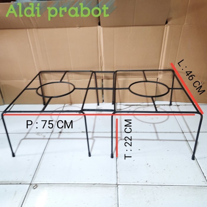 Kaki Tatakan Kompor/Tangringa Oven Kompor/Behel Besi Kompor