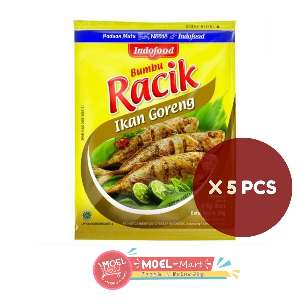 

INDOFOOD Bumbu Racik Ikan Goreng 5pcs x 20gr