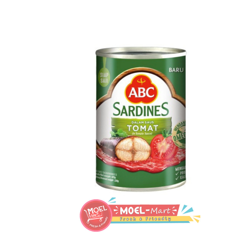

ABC Sardines Saus Tomat 425gr