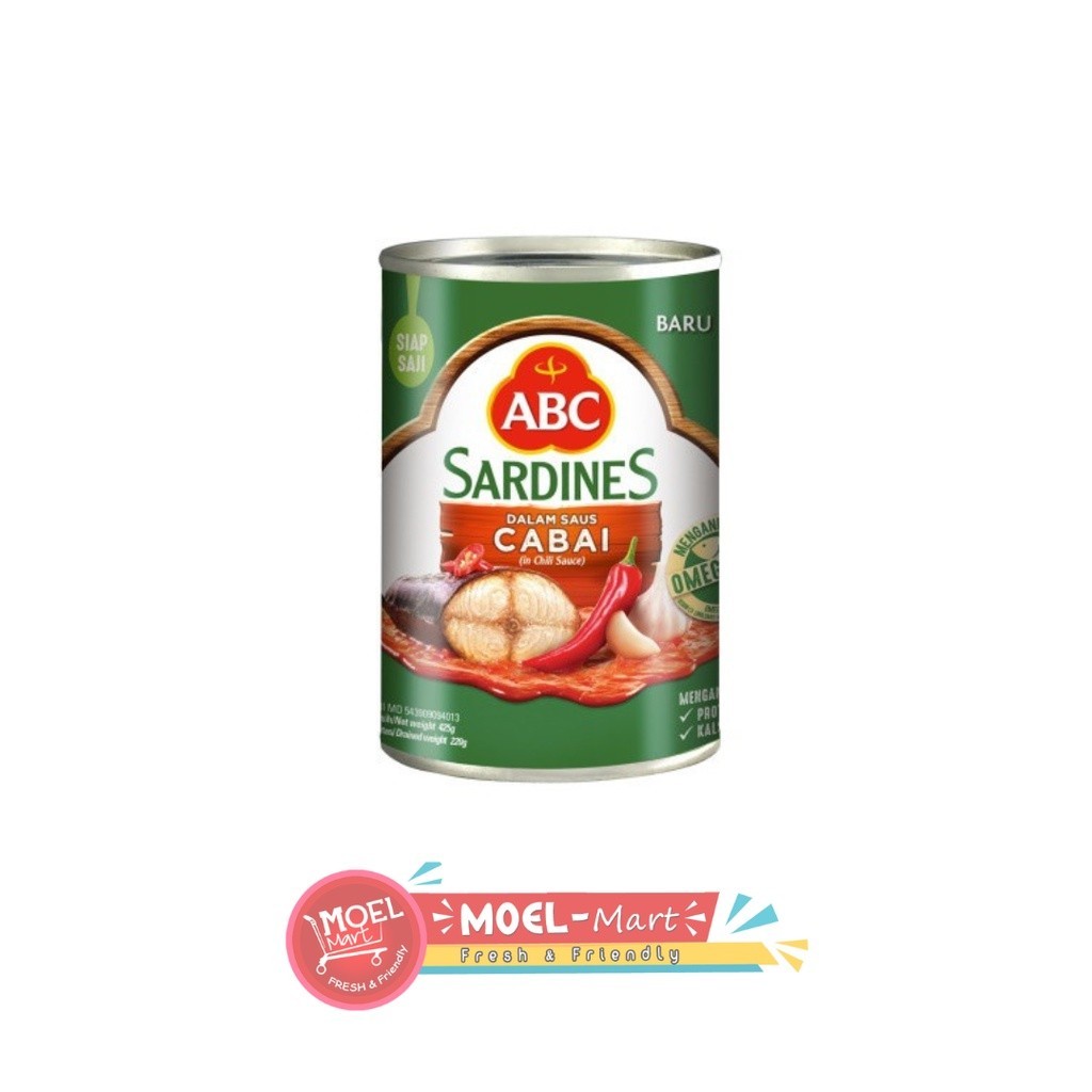 

ABC Sardines Saus Cabai 425gr