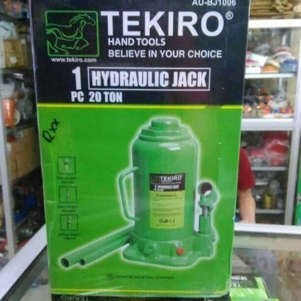 Tekiro Dongkrak Botol 20 Ton / Dongkrak Mobil Hidraulik