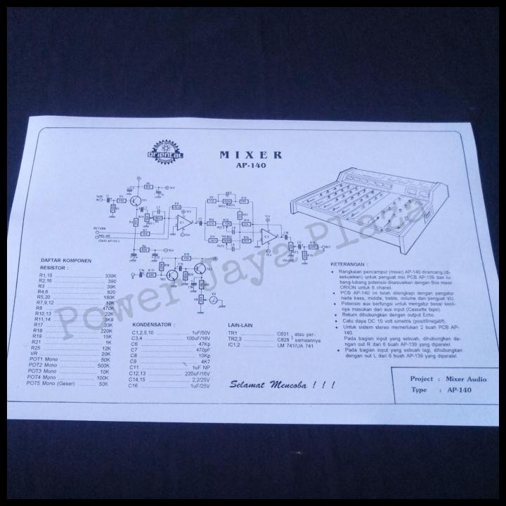 GRATIS ONGKIR PCB MIXER AP-140 AP140 RONICA SC-401 SC401 