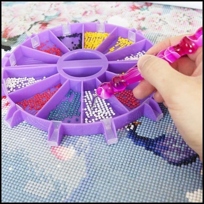 

TERMURAH ALAT DIAMOND PAINTING CLAY KIT TRAY PEN GLUE DIY TOOLS SET !!!!