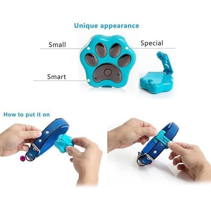 Gps Tracker Pelacak Hewan Peliharaan, Kalung Anjing Kucing