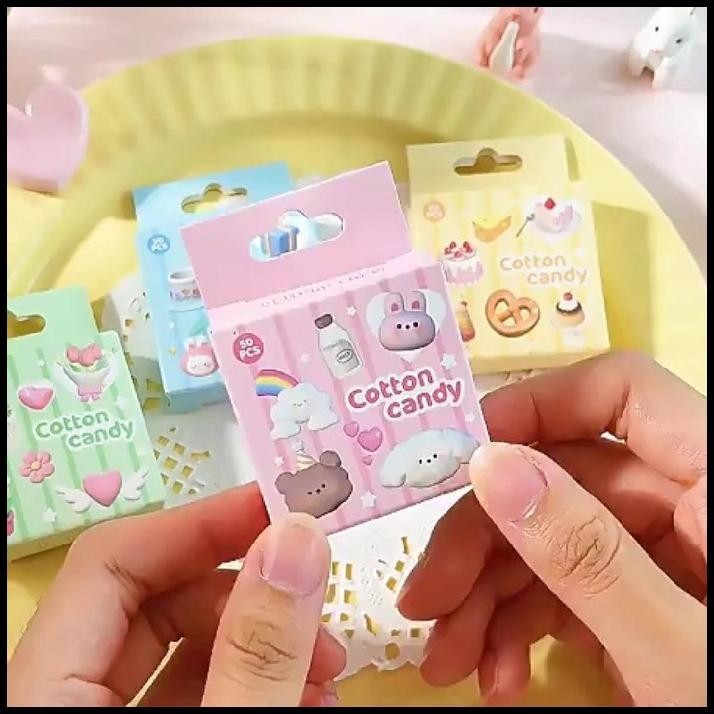 

DISKON STIKER MOTIF KARTUN KOREA STICKER LUCU DEKORASI JURNAL SCRAPBOOK 50PCS