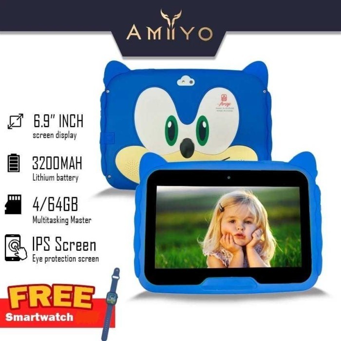 Amiyo TAB STUDY KIDS A10 Plus Tablet Anak Tablet Sonic IPS Screen Murah