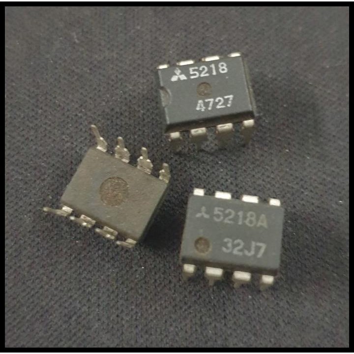 HOT DEAL IC M5218 M5218A 5218 DUAL LOW NOISE OP. AMP ORIGINAL MITSUBISHI 