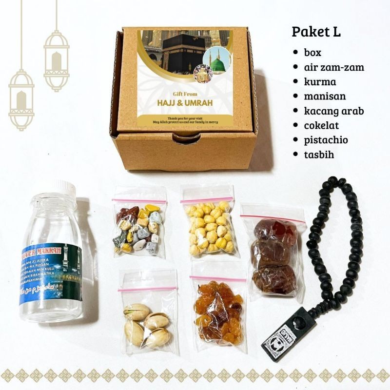

Paket Oleh Oleh Haji Umroh Lengkap Paket J, K, L