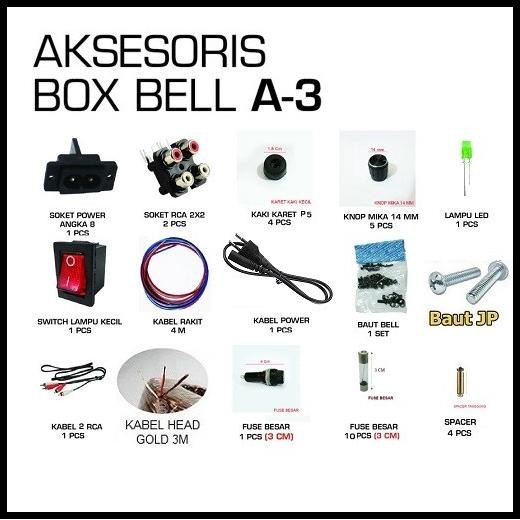 

DISKON AKSESORIS BOX A3 PERLENGKAPAN BOX A3 !!!!