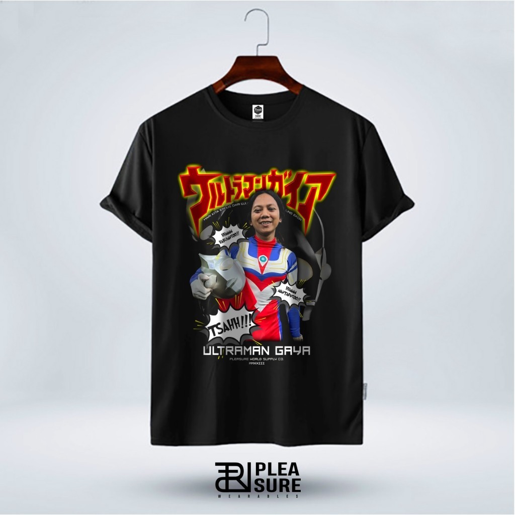 Kaos Dede Inoen Ultraman Gaya Parodi Pleasure World