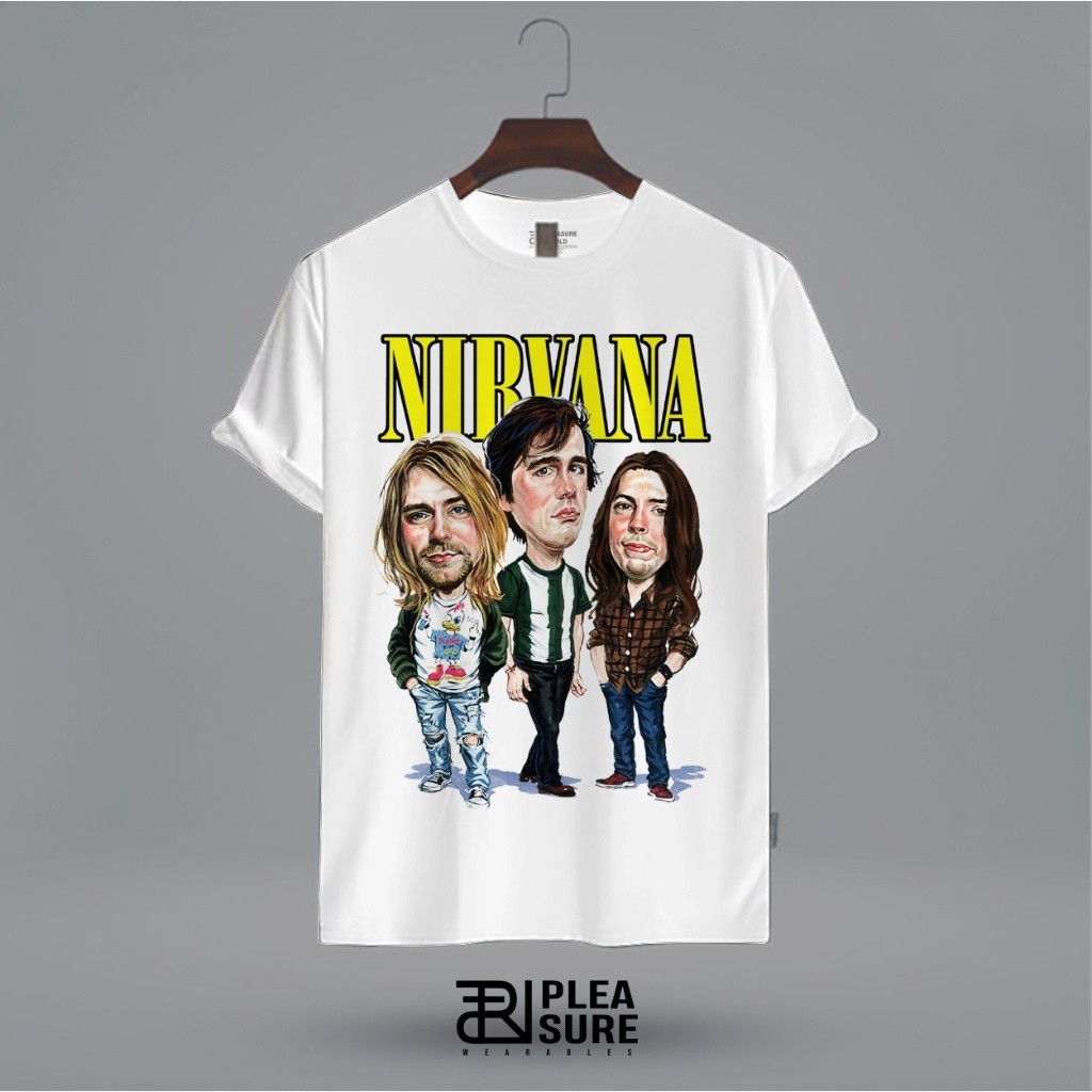 Pleasure World - Tshirt Nirvana Karikatur