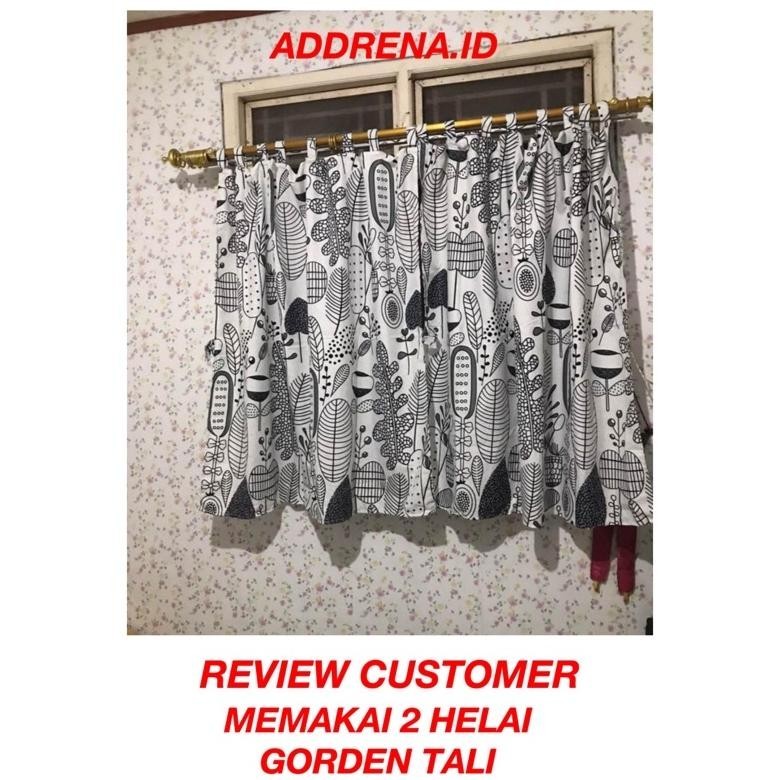 Gorden Jendela Pendek Ukuran 120 X 120 Hordeng Kamar Ruang Tamu Paling Murah Ukuran 120*120 (Bisa Co