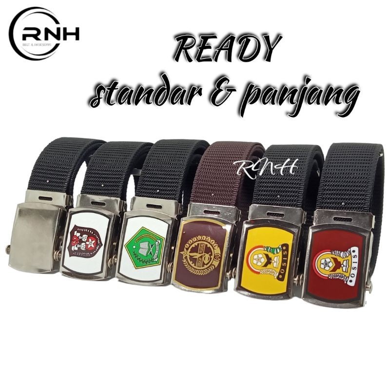 ikat pinggang anak sabuk gesper  sekolah SD SMP SMA nylon kepala roda