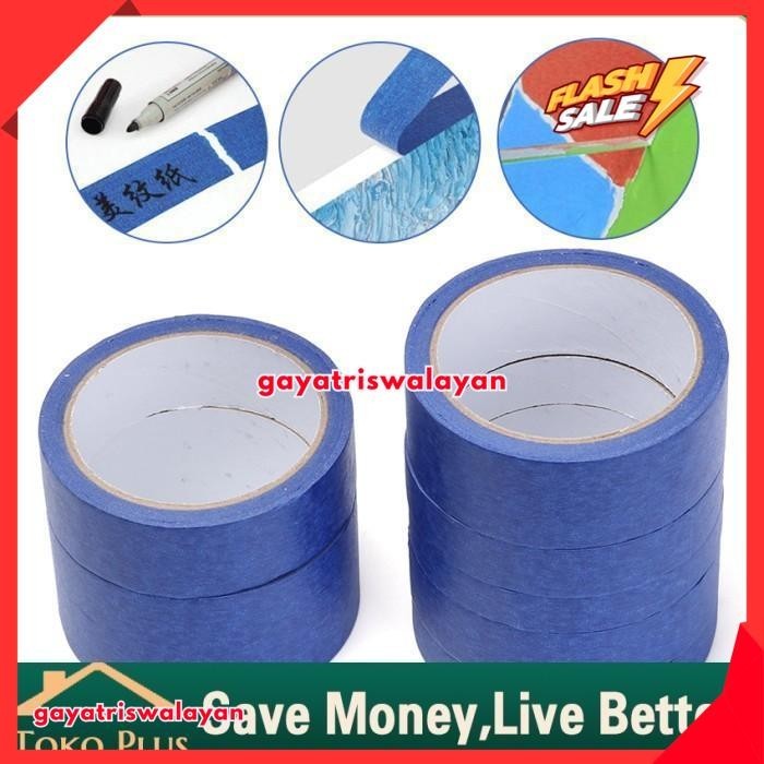 

BLUE PAINTER'S MASKING TAPE 50MMX20M/ LAKBAN KERTAS / ART MASKING TAPE BEST PRODUCT