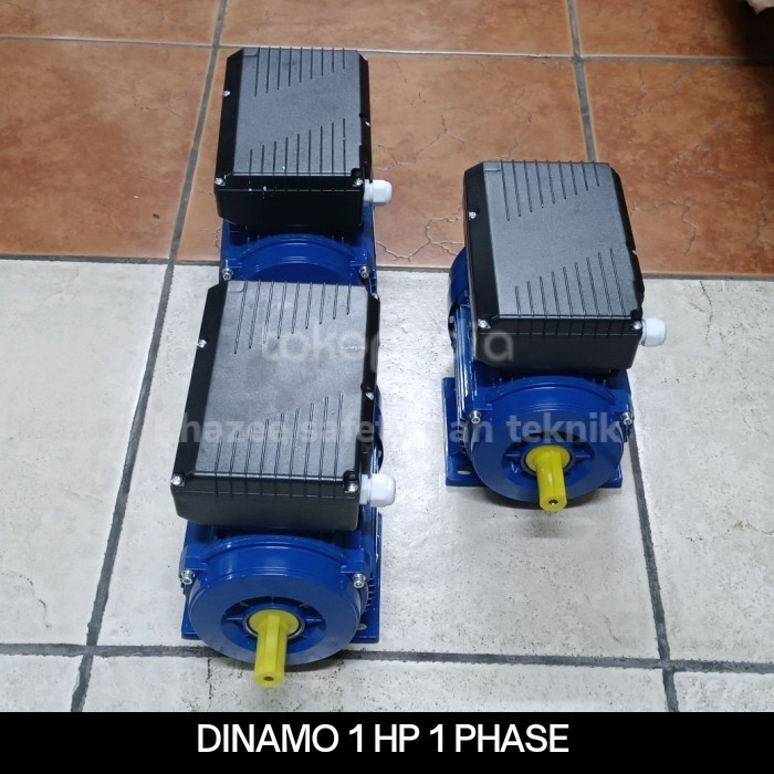 Dinamo 1 hp 1 phase 1400 rpm induction motor 0,75 1 phase / 1 pk