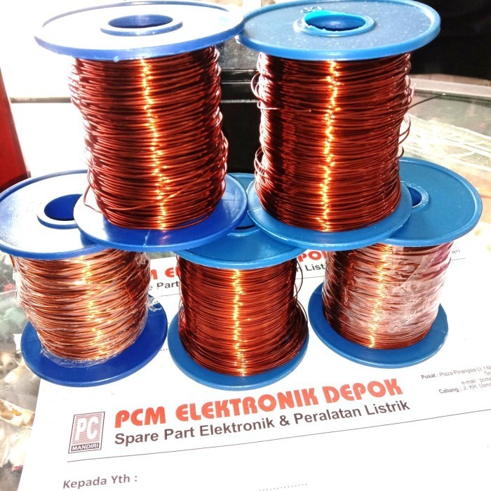 Kawat tembaga email enamel 0.7mm 0.7 mm Panjang 110m 110 meter