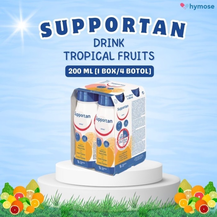 

Supportan Drink Tropical Fruits 200 ML [1 box/4 botol]