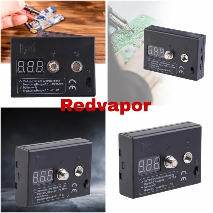 Diminati Ohm Meter Led Digital Pengukur Ohm Kawat Volt Meter Tester | Acc 0015 Update 2024