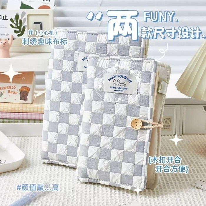 

Notebook Cover Binder Kain Aesthetic Vintage Buku Catatan Jurnal Agend