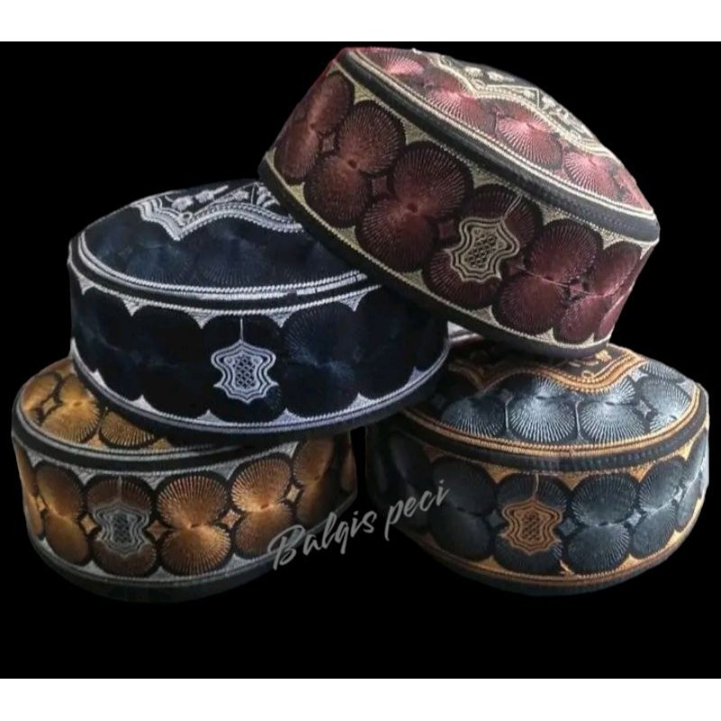 TERBARU 20pcs/1 kodi cod peci kopiah malaysia motif termurah terlaris