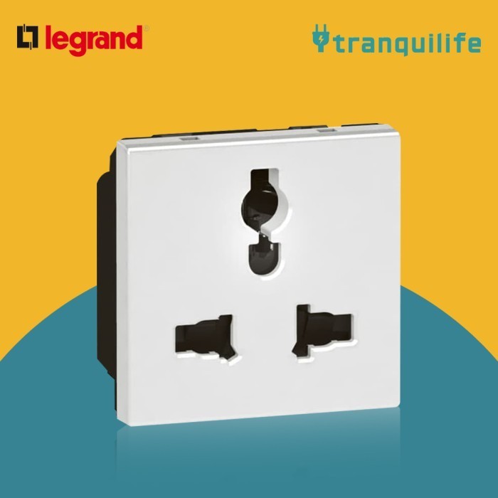 Legrand Stop Kontak Universal Stop Kontak Lantai - Putih