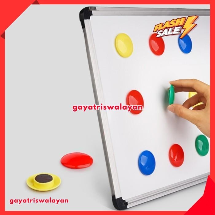 

MAGNET PAPAN TULIS MAGNETIC PIN WHITEBOARD 3CM 1PACK 48PCS TERMURAH