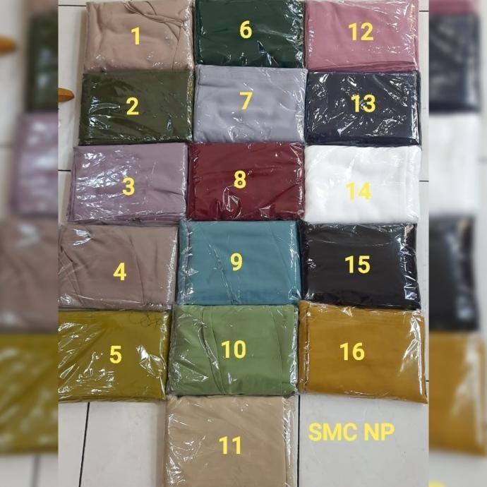 Khimar Ceruti Jilbab Syari JOLIMO SEMI JUMBO CLASSIC All Size NON PET