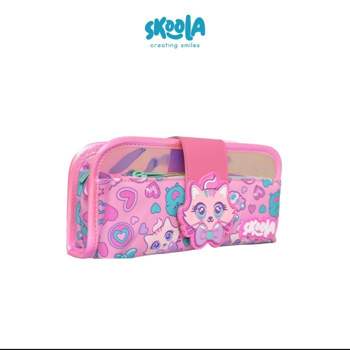 

Skoola Tempat Pensil Lipat 3 Pencil Case Anak Perempuan Lucu - Pensy