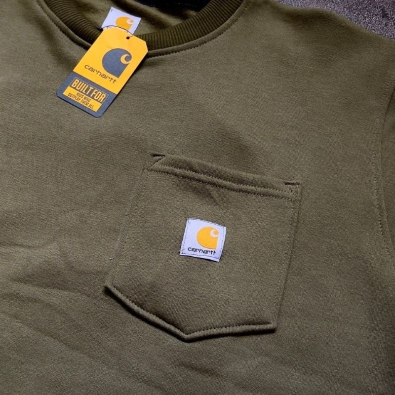 [NMDS COMPANY] PREMIUM CREWNECK Sweater Hoodie Jaket Carhartt Pocket Fulltag Label